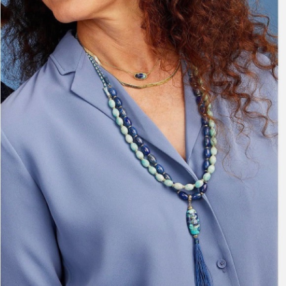 Kendra Scott Insley Tassel Pendant Necklace - Picture 3 of 4